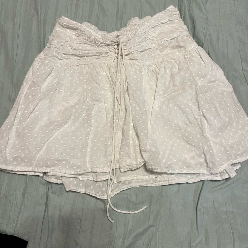White skirt